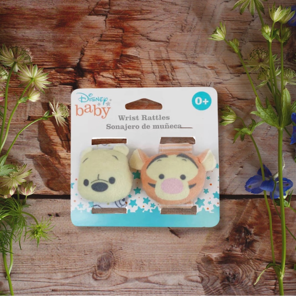 Disney Baby Winnie the Pooh and Tigger Wrist Rattle - 2pk
